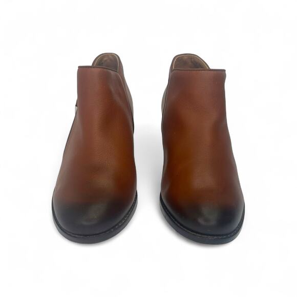 Vionic Women's Jolene Ankle Boot Size 6.5 Mocha Brown Booties Western Block Heel - Picture 10 of 12